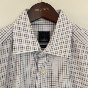 David Donahue Long-Sleeved Dress Shirt